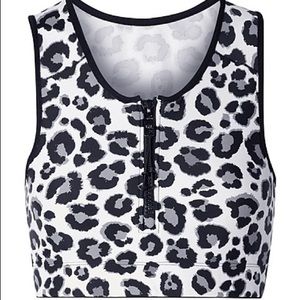 Adam Selman Sport Zip Front Bra